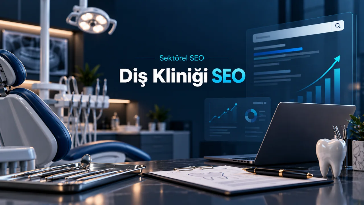 Diş kliniği SEO için dental klinik, arama görünürlüğü ve performans analitiği