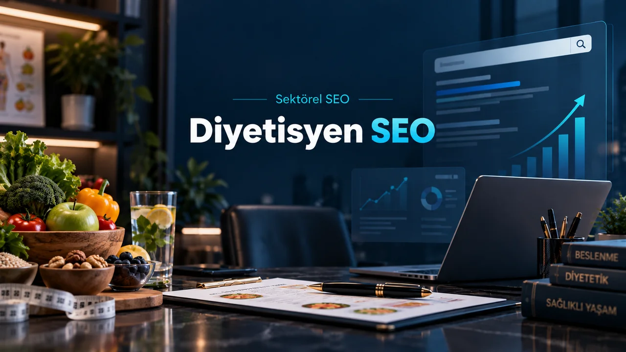 Diyetisyen SEO için beslenme danışmanlığı, arama görünürlüğü ve dijital performans
